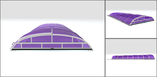 Sistem de acoperire ECONOMIC 5.20m x 8.60m x 0.80m