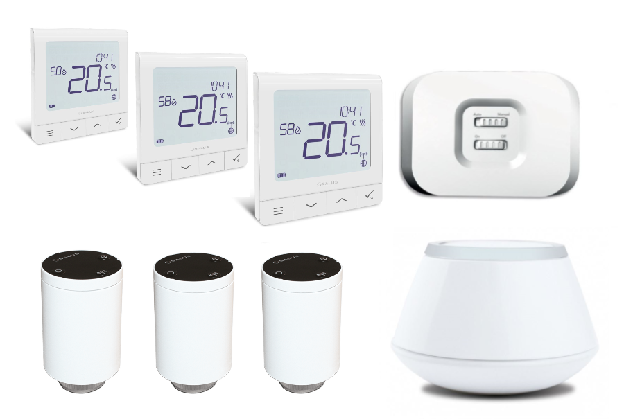 Pachet automatizare Salus Smart Home apartament sau casa 3 zone,