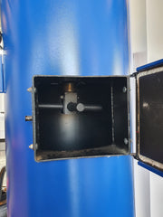 Pachet Cazan (centrala) pe combustibil solid, (lemn, carbune), tip lumanare Fornello TURBO 50 kW, Boiler, Vas Expansiune, Pompa, Fitinguri Montaj