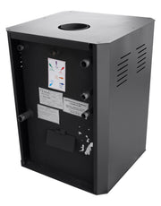 Pachet Cazan (centrala) pe lemne, brichete si carbune Fornello Rimini Black 18 kW, Calorifere aluminiu, Teava PPR si Fitinguri Montaj, Boiler Termoelectric, Vas Expansune, Pompa, Kit Evacuare