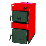 Pachet Centrala mixta combustibil solid si peleti Burnit NWB MAX 55 kW si Arzator pe peleti Pell Eco 35 kW, boiler Fornello 100 l, pompa 25-60, vas expansiune, supapa, aerisitor, termostat de contact, vana 3 cai, cos inox diametru 200 mm dublu perete