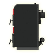 Pachet Centrala mixta combustibil solid si peleti Burnit NWB PRIME 30 kW si Arzator pe peleti Pell Eco 35 kW, cos de fum Fornello inox 6 metri D 200 mm, boiler SON 150 litri 2 serpentine, 2 pompe Grundfos , Vas expansiune 35 litri, termoventil, pana
