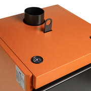 Pachet Centrala pe combustibil solid Fiama W 35 kW, Puffer 1000 litri, Cos inox, Calorifere aluminiu Fornello Alvo, Boiler Termoelectric, Vas Expansune, Pompa si Fitinguri Montaj