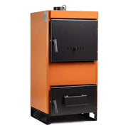 Pachet Centrala pe combustibil solid Fiama W 45 kW, Puffer 1000 litri, Cos inox, Radiatoare Otel, Boiler Termoelectric, Vas Expansune, Pompa si Fitinguri Montaj