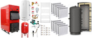 Pachet Centrala pe combustibil solid Fornello Eco Energy WB 40 kW, Puffer 1000 litri, Calorifere Aluminiu Fornello Alvo, Boiler Termoelectric, Vas Expansune, Pompa si Fitinguri Montaj