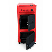 Pachet centrala pe combustibil solid Fornello T-PRO 40 kW, puffer, boiler, vas expansiune, fitinguri si accesorii de baza