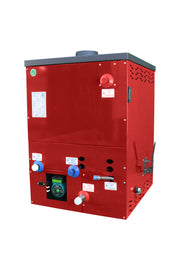 Pachet Centrala pe lemne FORNELLO SAUNA RED 30 kw echipata cu pompa de circulare, cos inox, boiler termoelectric 100l, vas expansiune si kit montaj