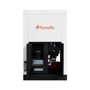 Pachet Centrala pe peleti Fornello Eco Energy 25 kW, complet echipata cu pompa, vas expansiune, automatizare, kit evacuare 3.5 ml, Termostat Salus 091FLRFV2 si Aspirator Cenusa, curatare facila, pana la 200 mp afisaj digital, arzator fonta