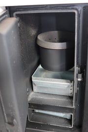 Pachet Centrala pe peleti Fornello Eco Energy 25 kW, complet echipata cu pompa, vas expansiune, automatizare, Calorifere aluminiu Fornello Alvo, Fitinguri, boiler, kit evacuare 3.5 ml, Termostat si Aspirator Cenusa, curatare facila, pana la 200 mp