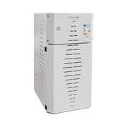 Pachet centrala pe peleti Fornello INCANTO COMPACT 25 kW, pompa electronica, vas expansiune, arzator inox, grup de siguranta, kit evacuare 2.5 ml, sistem de curatare MECANICA a creuzetului si drumurilor de fum, culoare alb