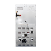 Pachet centrala pe peleti Fornello INCANTO COMPACT 25 kW, pompa electronica, vas expansiune, arzator inox, grup de siguranta, kit evacuare, termostat Salus 091FLRFV2, aspiratior, sistem de curatare MECANICA a creuzetului si drumurilor de fum, culoare