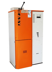 Pachet Centrala pe peleti Fornello Slimpell Easy 40 kw, arzator din inox, pompa de circulatie, tiraj fortat, buncar 88 kg, Ecodesign A+, Puffer P 500l, Cos inox 6 ml 120 mm, Boiler Termoelectric Fornello 100l