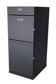 Pachet Centrala pe peleti Fornello Pellet King 30 kw, complet echipata pentru incalzire, pompa circulatie, vas expansiune, automatizare, kit evacuare 3.5 ml, Boiler Termoelectric Fornello 100 l, Termostat SALUS 091FLRF, Aspirator si kit montaj