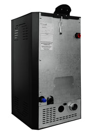 Pachet Centrala pe peleti Fornello Primo Pellet Black 30 kw, complet echipata cu pompa, vas expansiune, automatizare, culoare negru, kit evacuare 2.5 ml, Termostat Salus 091FLRFV2, Aspirator Cenusa