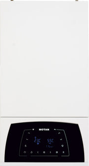 Pachet apartament cu 3 camere, centrala termica Motan Condens Plus 100 25 kW, condensatie, termostat, kit evacuare inclus, calorifere otel, kit armaturi centrala, robineti calorifer