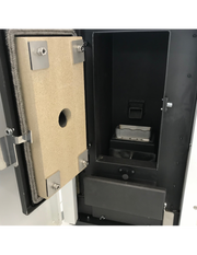 Pachet Centrala termica pe peleti Fornello Lidya Compact 25 kw, echipata cu pompa electronica Grundfos, vas expansiune, manometru, aerisitor, supapa, arzator inox, A+, Puffer P 500l, Cos inox 6 ml 120 mm, Boiler Termoelectric Fornello 10