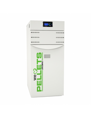 Pachet Centrala termica pe peleti Fornello Lidya Compact 25 kw, echipata cu pompa electronica Grundfos, vas expansiune, manometru, aerisitor, supapa, arzator inox, A+, Puffer P 500l, Cos inox 6 ml 120 mm, Boiler Termoelectric Fornello 10