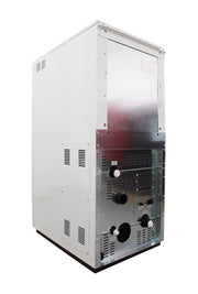 Pachet Centrala termica pe peleti Fornello Lidya Compact 25 kw, echipata cu pompa electronica Grundfos, vas expansiune, manometru, aerisitor, supapa, arzator inox, A+, Puffer P 500l, Cos inox 6 ml 120 mm, Boiler Termoelectric Fornello 10