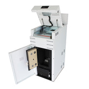 Pachet Centrala termica pe peleti Fornello Lidya Compact 25 kw, pompa Grundfos, arzator inox, curatare mecanica arzator si schimbator, A+, Kit evacuare 3.5 ml, Boiler Fornello 100 l, Termostat Salus 091FLRFV2, Aspirator si Kit montaj