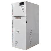 Pachet Centrala termica pe peleti Fornello Rossi Camino Compact 35 kw, pompa de circulatie, vas expansiune, tiraj fortat, Ecodesign, A+, Boiler Termoelectric Fornello 100 l, Termostat Salus 091FLRFV2, Aspirator, Radiatoare si Kit