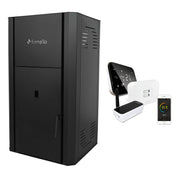 Pachet control de la distanta Centrala pe peleti Fornello Primo Pellet Black 30 kw, pompa, vas expansiune, supapa, buncar peleti 30 kg, automatizare, pana la 200 mp si termostat Wi-Fi Salus IT 500