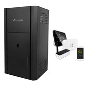 Pachet control de la distanta Centrala peleti Fornello Primo Pellet Black 25 kw, pompa, vas expansiune, automatizare , telecomanda , buncar peleti 30 kg, tiraj fortat, culoare neagra si termostat Wi-Fi Salus IT 500