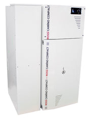 Pachet control de la distanta Centrala termica compacta pe peleti Fornello Rossi Camino Compact 35 kw, pompa, vas expansiune, tiraj fortat, cu rezervor 153 l, arzator inox si termostat Wi-Fi Salus IT 500
