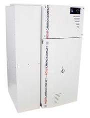 Pachet control de la distanta Centrala termica compacta pe peleti Fornello Rossi Camino Compact 35 kw, pompa, vas expansiune, tiraj fortat, cu rezervor 153 l, arzator inox si termostat Wi-Fi Salus IT 500