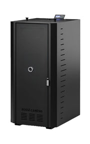 Pachet control de la distanta Centrala termica pe peleti Fornello Rossi B Black 25 kw, pompa, vas expansiune, tiraj fortat, Boiler Termoelectric Fornello 100 l, Termostat Salus IT500, Aspirator, Kit evacuare 3.5 ml, Fitinguri montaj si Radiatoare