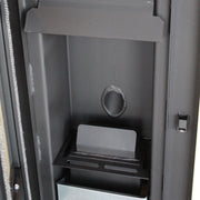 Pachet control de la distanta, Termosemineu pe peleti Fornello Fiama Confort 25 kw, culoare Bordeaux, Pompa, Vas expansiune, Automatizare, Radiatoare otel, Boiler 100 litri, Termostat, Aspirator, Kit 3.5 ml si Fitinguri montaj