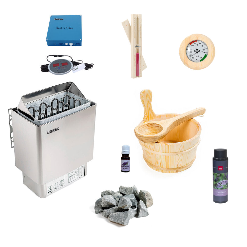 Kit echipare sauna uscata Waincris LAMPO 5-8 mc