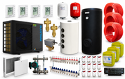 Pachet incalzire prin pardoseala 120 mp, cu pompa de caldura Fornello BLUSTARK R290, 8.3 kW, Automatizare, Teava, Distribuitor, Grup amestec, Boiler 200 litri 2S, Puffer 100 litri, Vana deviatoare 3 cai, Valve anti-inghet si Vase expansiune