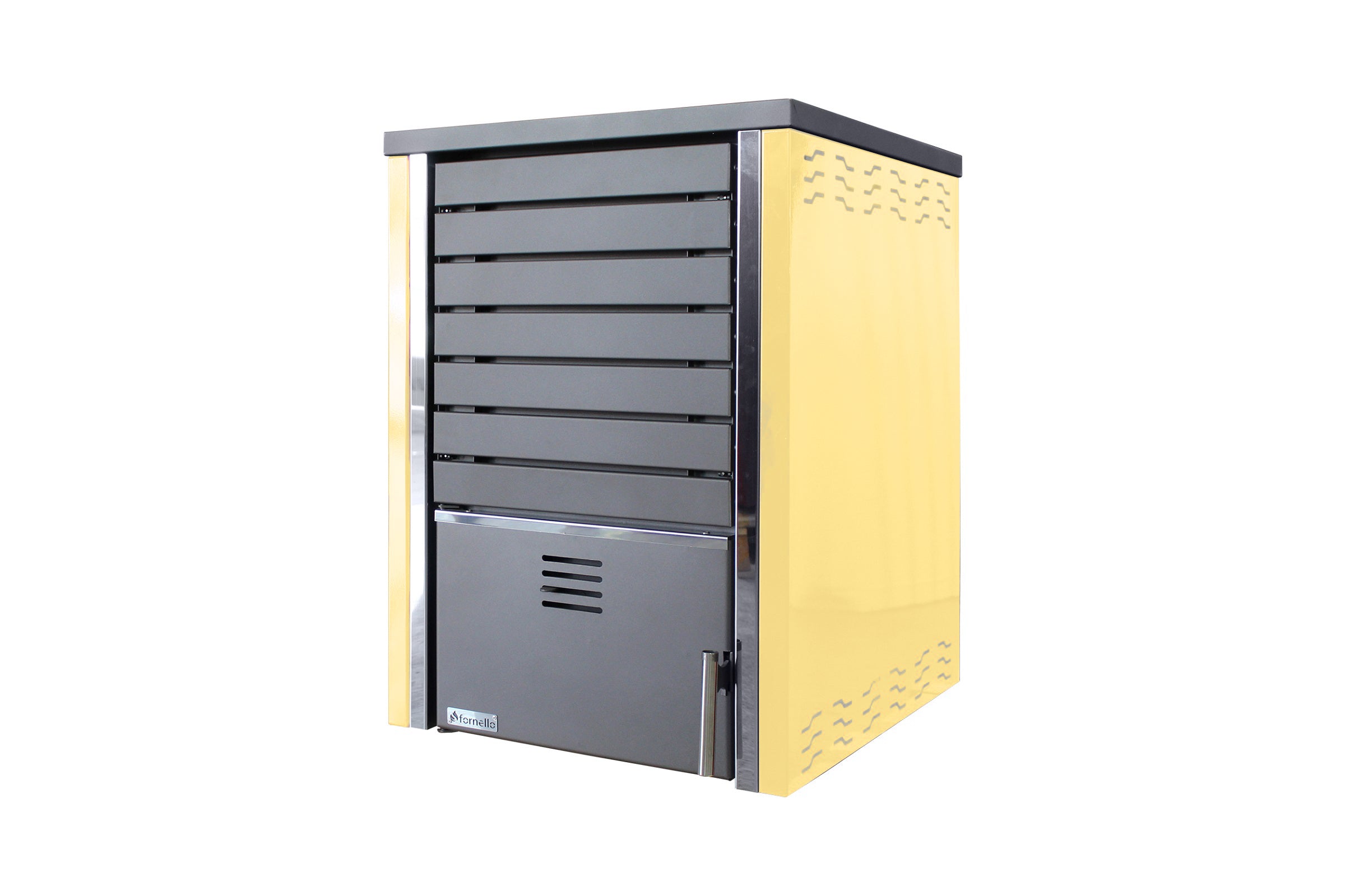 Pachet incalzire si apa calda Centrala pe lemne FORNELLO SAUNA CREAM 30 kw echipata cu pompa de circulare, calorifere aluminiu Fornello Alvo, boiler termoelectric 100l, vas expansiune si kit montaj