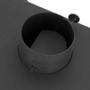 Pachet incalzire si apa calda pentru 2 camere Termosemineu pe lemne, brichete si carbune Fornello Roma E, 22 kW, 49x45x103 cm, boiler termoelectric 100l, vas expansiune, pompa circulatie, kit evacuare, calorifere si kit montaj