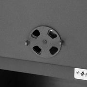 Pachet incalzire si apa calda Termosemineu pe lemne, brichete si carbune Fornello Roma E, Ivory, 22 kW, calorifere aluminiu Fornello Alvo, teava PPR si fitinguri, boiler termoelectric 100l, vas expansiune, pompa circulatie, kit evacuare kit montaj