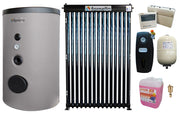 Pachet sistem solar presurizat, Panou Fornello 15 Tuburi Heat Pipe, Boiler Fornello Optima EV 6/4 S2, 160 Litri, Controller, Vas expansiune, Grup pompare, Aerisitor, Antigel
