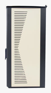 Pachet Semineu soba pe peleti cu tiraj fortat Fornello Sophia Premium 11 kw, aprindere electrica, telecomanda, culoare Ivory, recomandat pentru 110 mp, focar din fonta, capacitate buncar 22 kg, Kit Evacuare 2.5 ml