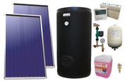 Pachet sistem solar presurizat, 2 x Panou Plan Sunsystem Select PK SL CL NL 2.15 m², Boiler cu 2 serpentine FORNELLO SOL 200 LT 2S, grup pompare, controller, vas expansiune, antigel, aerisitor 1/2