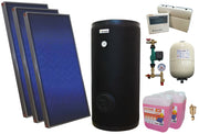 Pachet sistem solar presurizat, 3 panouri solare plane Sunsystem PК SL FP 2.0, Boiler cu 2 serpentine Fornello SOL 300 LT 2S, controller, vas expansiune, grup pompare, aerisitor 1/2, antigel