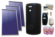 Pachet sistem solar presurizat, 3 x Panou Plan Sunsystem Select PK SL CL NL 2.15 m², Boiler cu 2 serpentine FORNELLO SOL 300 LT 2S, grup pompare, controller, vas expansiune, antigel, aerisitor 1/2