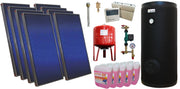 Pachet sistem solar presurizat, 8 panouri solare plane Sunsystem PК SL FP 2.0, Boiler cu 2 serpentine Fornello SOL 800 LT 2S, controller, vas expansiune, grup pompare, aerisitor 1/2, antigel