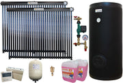 Pachet sistem solar presurizat, Fornello 60 Tuburi Heat Pipe, Boiler de sol 2 serpentine Fornello 500 LT 2S, controller, vas expansiune, grup pompare, aerisitor 1/2, antigel