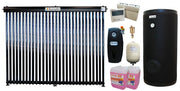 Pachet sistem solar presurizat, panou Fornello 30 Tuburi Heat Pipe, Grup pompare, Boiler de SOL cu 2 serpentine Fornello 200 LT 2S, Controller, Vas expansiune, Aerisitor 1/2, Antigel