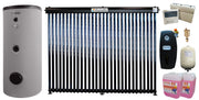 Pachet sistem solar presurizat, Panou Fornello 30 Tuburi Heat Pipe, Grup pompare, Boiler de SOL cu 2 serpentine Fornello Optima EV 200 LT 2S, Controller, Vas expansiune, Aerisitor, Antigel
