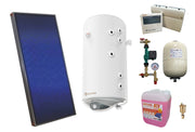 Pachet sistem solar presurizat, panou solar plan Sunsystem PК SL FP 2.0, Boiler cu 2 serpentine Eldom 100 l 2S, controller, vas expansiune, grup pompare, aerisitor 1/2, antigel