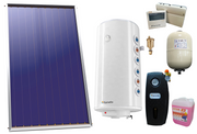 Pachet sistem solar presurizat, Panou Solar Plan Sunsystem Select PK SL CL NL 2.15 m², Boiler Fornello Optima GCV7/4S 120 l, 2 serpentine, grup pompare, controller, vas expansiune, antigel, aerisitor 1/2