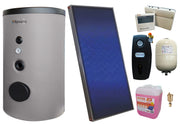 Pachet sistem solar presurizat, Panou Sunsystem PК SL FP 2.0, Boiler Fornello Optima EV 6/4 S2, 160 Litri, Controller, Vas expansiune, Grup pompare, Aerisitor, Antigel
