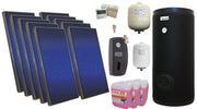 Pachet solar premium, presurizat, 10x panou plan Sunsystem PК SL FP 2.0, Boiler cu 2 serpentine Fornello SOL 1000 LT 2S, controller, vas expansiune solar, vas expansiune sanitar, grup pompare Fornello (pompa OHI), aerisitor 1/2, antigel