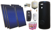 Pachet solar premium, presurizat, 6x panou plan Sunsystem PК SL FP 2.0, Boiler cu 2 serpentine Fornello SOL 500 LT 2S, controller, vas expansiune solar, vas expansiune sanitar, grup pompare Fornello (pompa OHI), aerisitor 1/2, antigel