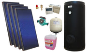 Pachet solar presurizat, 4x panou plan Sunsystem PК SL FP 2.4, Boiler cu 2 serpentine Fornello SOL 500 LT 2S, controller, vas expansiune solar, pompa, supapa, aerisitor, antigel